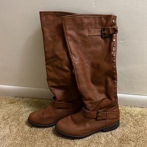 Brown Knee High Boots